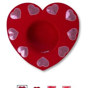 Elleni the label disco hearts hat gently worn